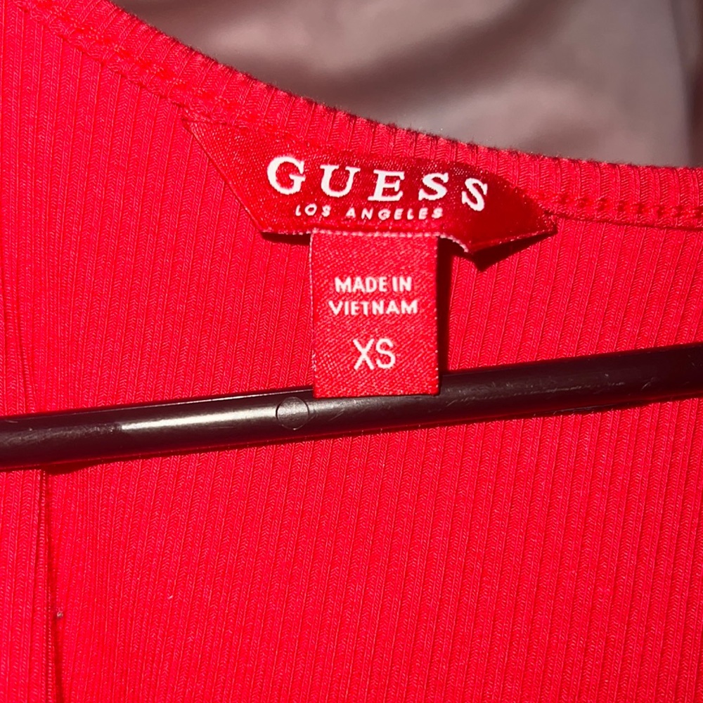 Red Guess tight fitted Body-con Dress